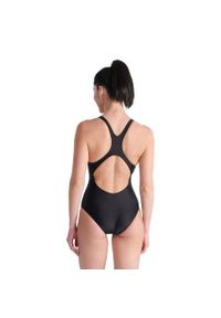 Damski kostium kąpielowy 1-częściowy Arena Pro Graphic. Kolor: czarny #2