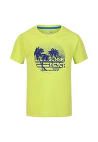 Regatta - TShirt Dziecięcy Z Motywem Zachodu Słońca Bosley V. Kolor: żółty