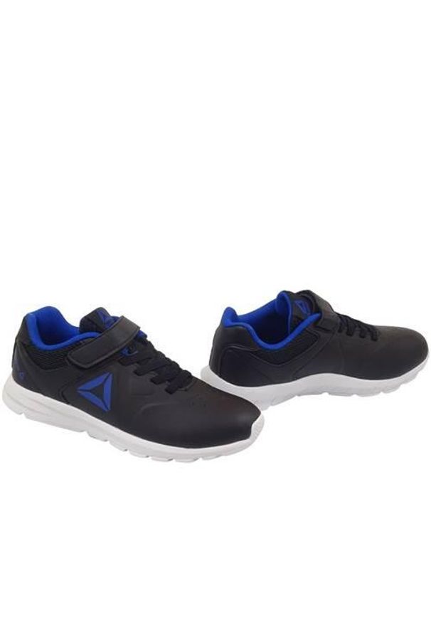 Buty do chodzenia dla dzieci Reebok Rush Runner. Zapięcie: rzepy. Kolor: wielokolorowy, niebieski. Materiał: guma, materiał, tkanina, syntetyk. Szerokość cholewki: normalna. Sport: turystyka piesza