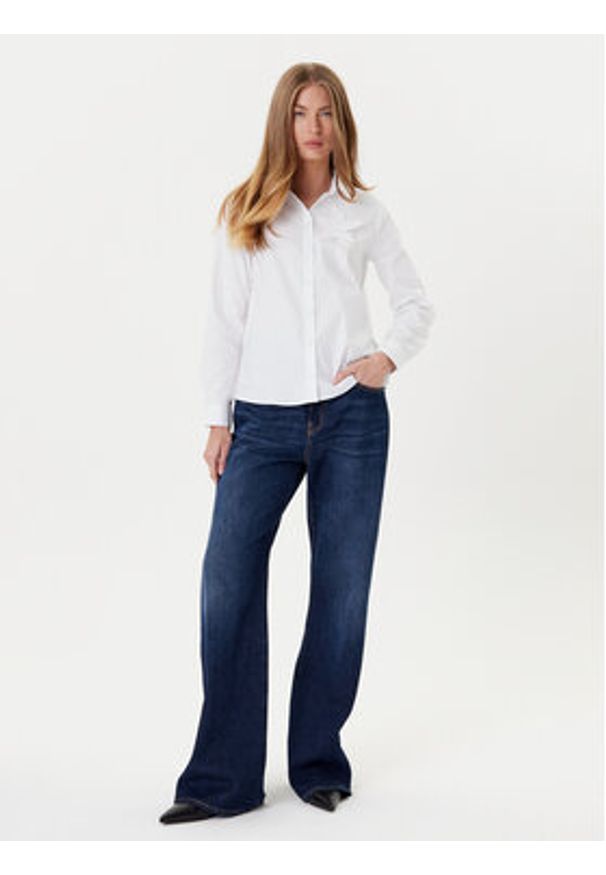 Tatuum Koszula Susan T2504.084 Biały Regular Fit. Kolor: biały. Materiał: bawełna