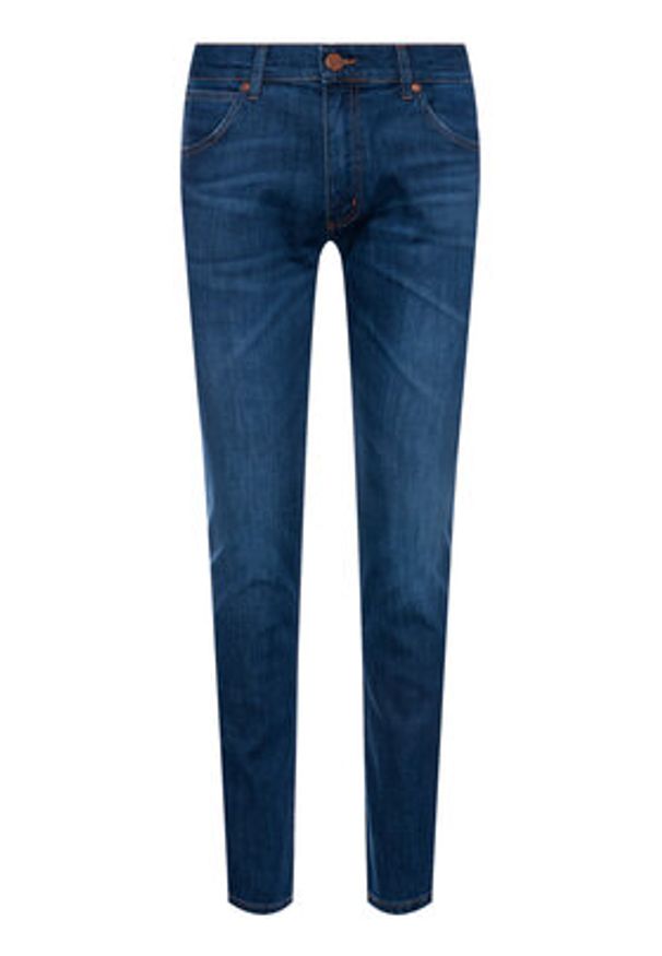 Wrangler Jeansy Greensboro W15QCJ027 112126867 Granatowy Regular Fit. Kolor: niebieski