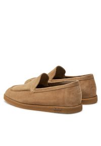 Max Mara Mokasyny Softloafers 2424526311600 Beżowy. Kolor: beżowy. Materiał: zamsz, skóra #3