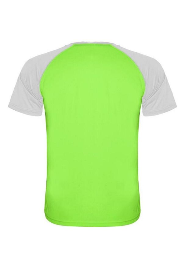 ROLY - Koszulka Sportowa Z Krótkim Rękawem Unisex Dla Dorosłych Indianapolis. Kolor: biały. Długość rękawa: krótki rękaw. Długość: krótkie. Sport: turystyka piesza