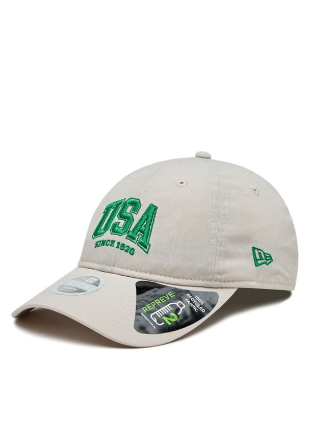 New Era Czapka Wmns Repreve Usa 920 60364200 Szary. Kolor: szary. Materiał: poliester, materiał