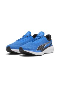 Buty do biegania męskie Puma Scend Pro Ultra. Zapięcie: sznurówki. Kolor: czarny, wielokolorowy, biały, niebieski. Materiał: syntetyk, materiał. Szerokość cholewki: normalna