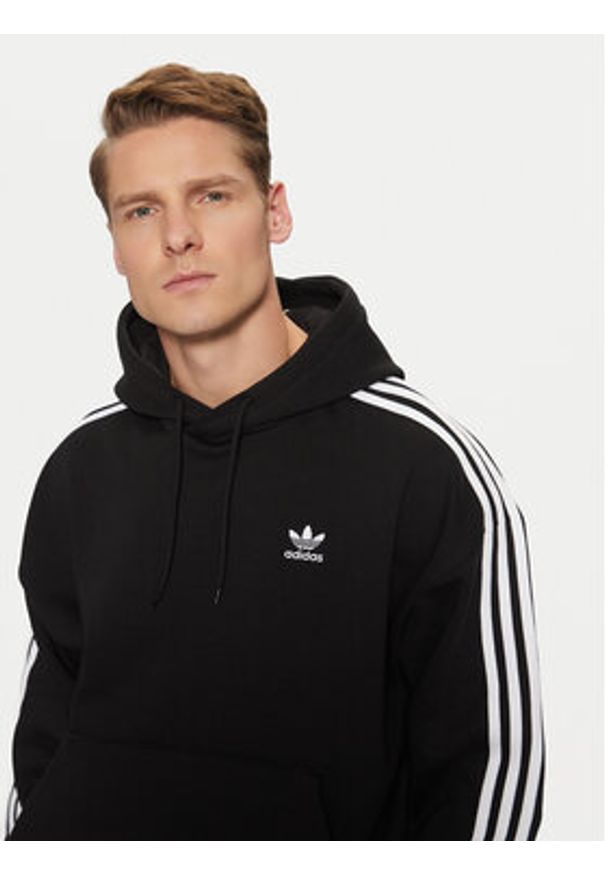 Adidas - adidas Bluza adicolor JC6251 Czarny Loose Fit. Kolor: czarny. Materiał: bawełna