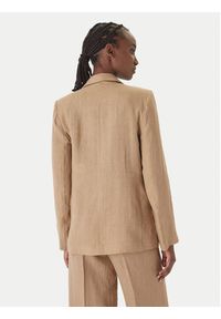 Marella Marynarka Vincita 2615041012 Écru Regular Fit. Materiał: len #5