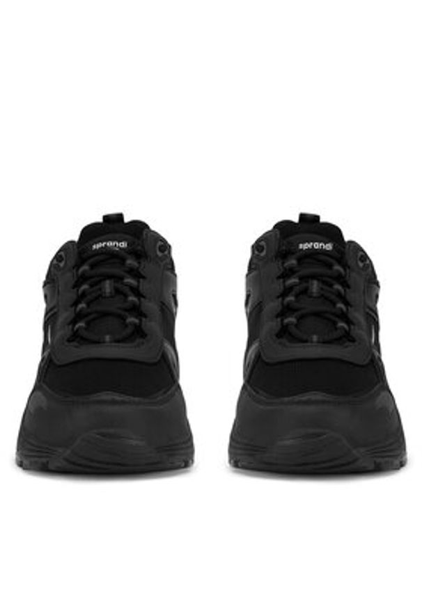 Sprandi Sneakersy VSKA010 Czarny. Kolor: czarny. Materiał: materiał