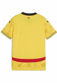 Puma - Młodzieżowa koszulka wyjazdowa Ghana 2025 PUMA Pelé Yellow Black. Kolor: żółty. Wzór: aplikacja