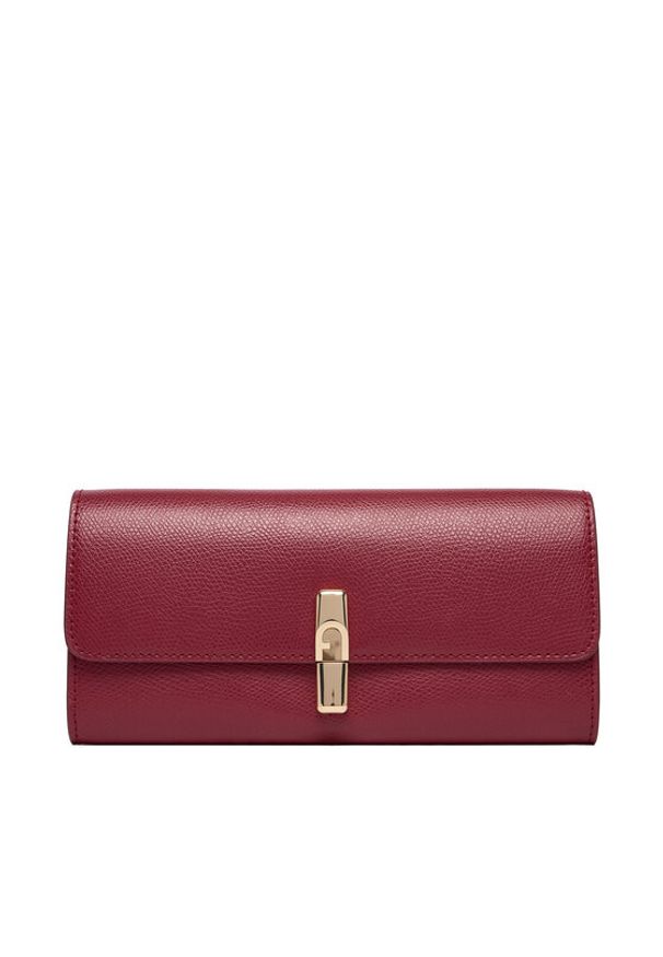 Furla Portfel Iride Continental Wallet WP00591 ARE000 CN CGQ00 Czerwony. Kolor: czerwony. Materiał: skóra