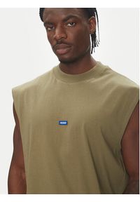 Hugo - HUGO Tank top Navertz 50509773 Zielony Regular Fit. Kolor: zielony. Materiał: bawełna #3