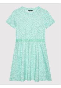 Guess Sukienka letnia J2YK16 KAZM0 Zielony Regular Fit. Kolor: zielony. Materiał: syntetyk. Sezon: lato #1