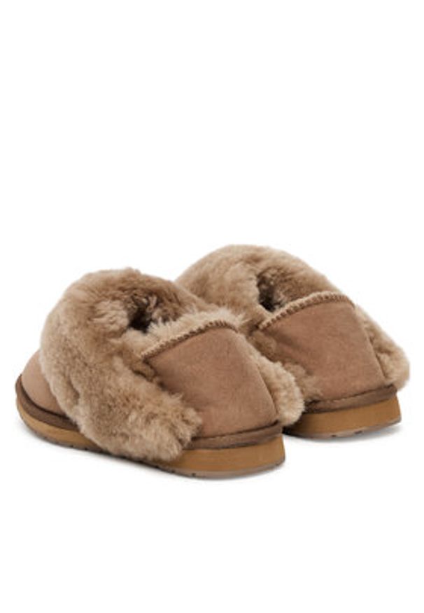 EMU Australia Kapcie Platinum Balzary WP1188 Beżowy. Kolor: beżowy. Materiał: skóra