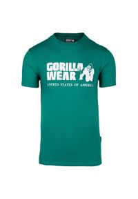 GORILLA WEAR - Koszulka Gorilla Wear Classic. Kolor: zielony. Materiał: bawełna. Sport: fitness