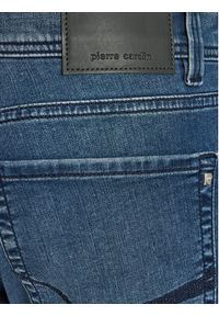 Pierre Cardin Szorty jeansowe 34520/000/8128 Granatowy Modern Fit. Kolor: niebieski. Materiał: jeans