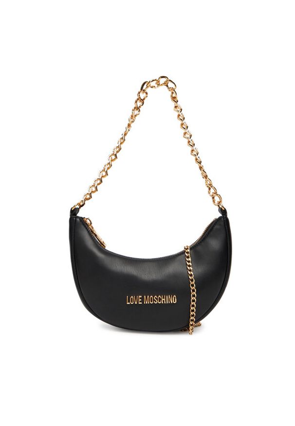 Love Moschino - LOVE MOSCHINO Torebka JC4094PP1NLU0000 Czarny. Kolor: czarny. Materiał: skórzane