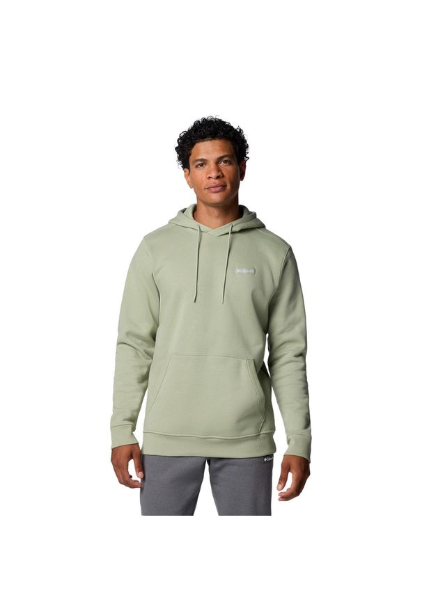 columbia - Bluza z kapturem męska Columbia Meridian Creek Hoodie. Typ kołnierza: kaptur. Kolor: zielony