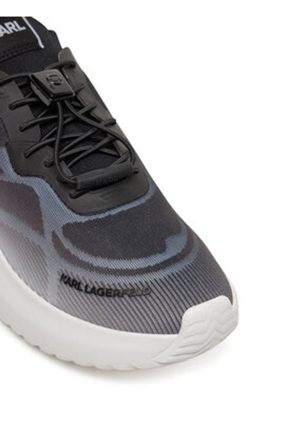 Karl Lagerfeld - KARL LAGERFELD Sneakersy KL64623 Czarny. Kolor: czarny. Materiał: materiał