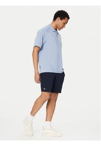 Lacoste Szorty sportowe GH7413 Granatowy Regular Fit. Kolor: niebieski. Materiał: syntetyk. Styl: sportowy #5
