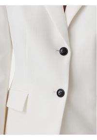 Hugo - HUGO Marynarka Asmalla 50540787 Biały Slim Fit. Kolor: biały. Materiał: wiskoza, syntetyk #3