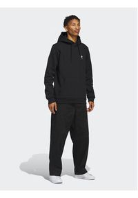 Adidas - adidas Bluza Trefoil Essentials Hoodie IA4898 Czarny Regular Fit. Kolor: czarny. Materiał: bawełna #6