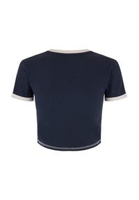 Guess T-Shirt Signature V3GI02 KBNW0 Granatowy Slim Fit. Kolor: niebieski. Materiał: bawełna #3