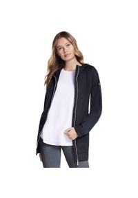 skechers - Kurtka Skechers GOwalk Anorak Jacket, Kobiety. Kolor: niebieski. Materiał: nylon, puch, materiał. Sport: turystyka piesza