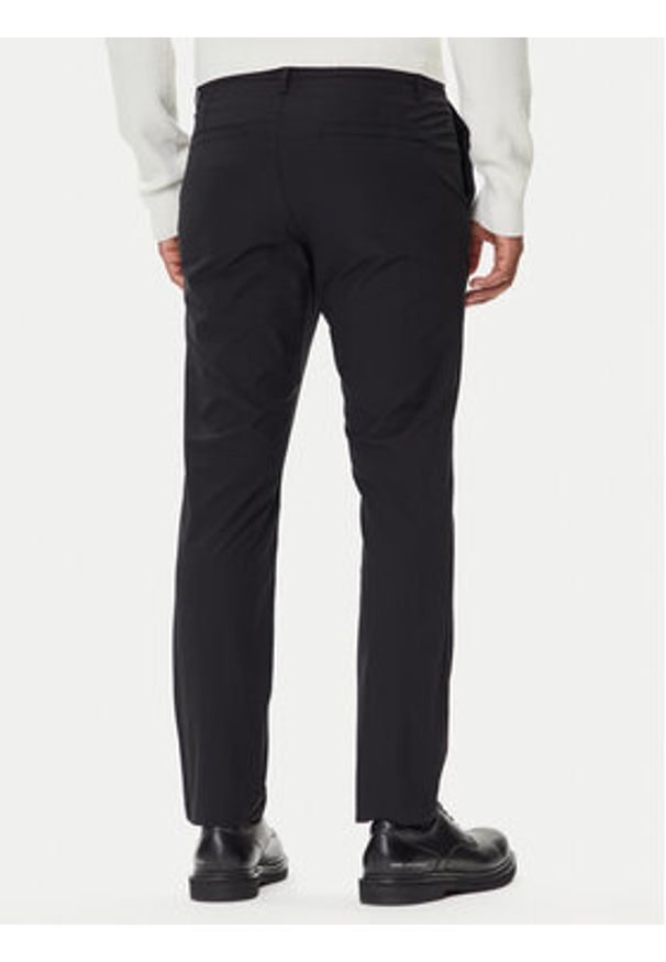 Calvin Klein Spodnie materiałowe LV04LB610G Czarny Slim Fit. Kolor: czarny. Materiał: syntetyk