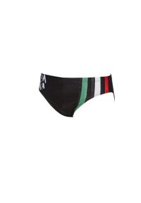 Kąpielówki slipy męskie na basen Arena Country Brief Italy Flag. Kolor: czarny, zielony, biały, wielokolorowy