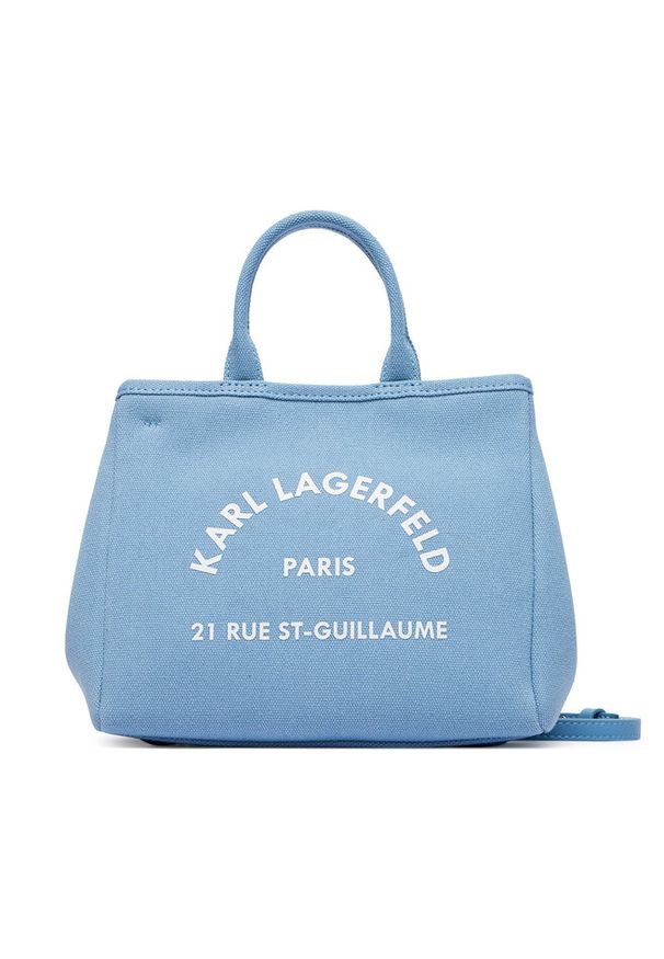 Karl Lagerfeld - Torebka KARL LAGERFELD. Kolor: niebieski