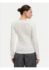 Guess Sweter W5GR07 Z3D60 Beżowy Regular Fit. Kolor: beżowy. Materiał: wiskoza #5