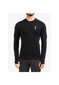 MONS ROYALE - Bluza termoaktywna męska Mons Royale Cascade Merino Flex 200 LS. Kolor: czarny. Sezon: zima. Sport: narciarstwo