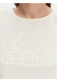 Kappa Top Logo Gria 382129W Écru Regular Fit. Kolor: kremowy. Materiał: bawełna, syntetyk #5
