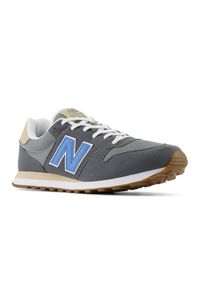 Buty unisex New Balance GM500TBW – szare. Okazja: na co dzień. Kolor: szary. Materiał: zamsz, guma. Szerokość cholewki: normalna #3