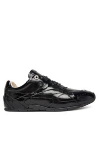 Bronx Sneakersy 66647-P Czarny. Kolor: czarny. Materiał: skóra