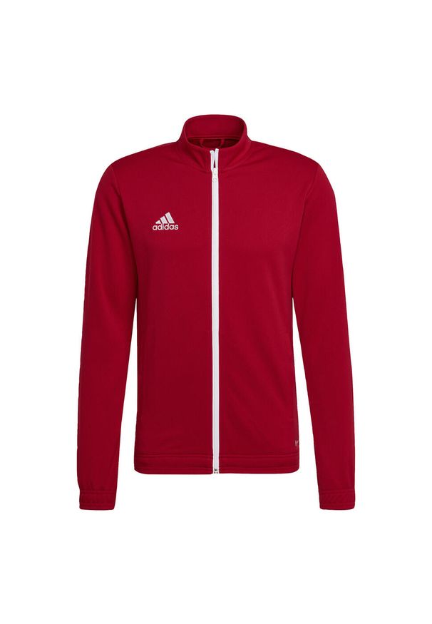 Adidas - Entrada 22 Track Jacket. Kolor: czerwony. Materiał: materiał. Sport: piłka nożna