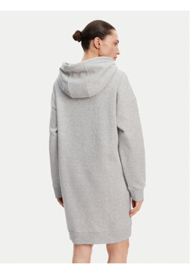 DKNY Sukienka dzianinowa DP5D4884 Szary Relaxed Fit. Kolor: szary. Materiał: bawełna, syntetyk