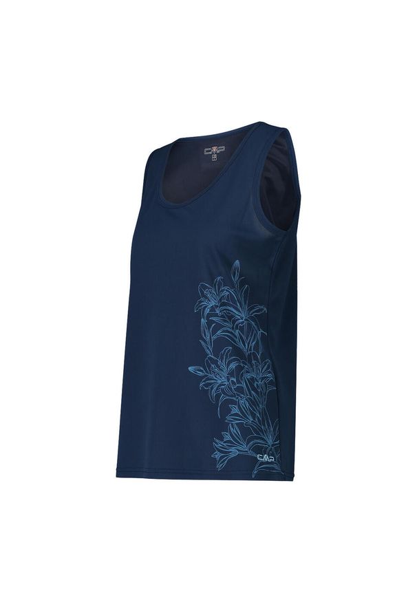 Damski tank top CMP. Kolor: niebieski. Długość rękawa: bez rękawów