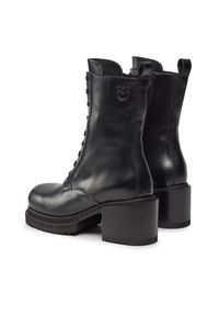Pinko - PINKO Trzewiki Honneger Anfibio AI 23-24 BLKS1 102330 A0NY Czarny. Kolor: czarny. Materiał: skóra #2