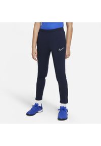 Nike - Spodnie sportowe dziecięce Glemo granatowe, 100% poliester, XS. Kolor: niebieski. Materiał: poliester #1