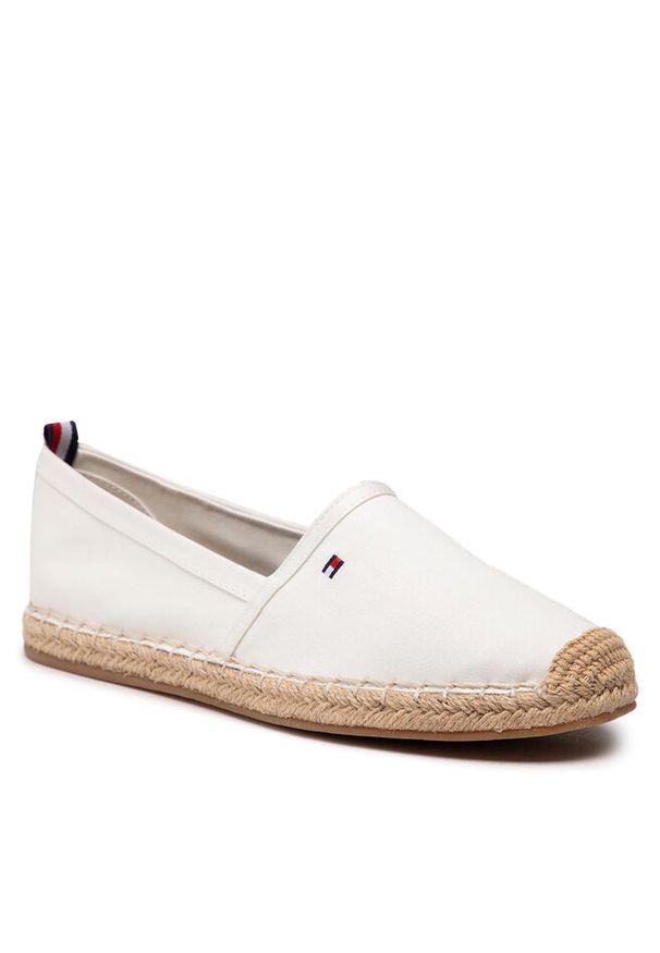 TOMMY HILFIGER - Espadryle Tommy Hilfiger. Kolor: biały