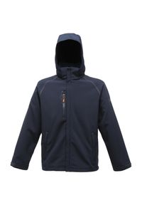 Regatta - Męski Softshell Repeller Professional. Kolor: niebieski. Materiał: softshell. Sport: turystyka piesza
