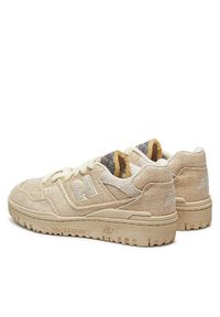 New Balance Sneakersy 550 V1 BB550THA Beżowy. Kolor: beżowy. Materiał: zamsz, skóra