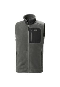 Kamizelka Helly Hansen Panorama Pile Block. Kolor: niebieski, szary, wielokolorowy. Materiał: polar. Długość rękawa: bez rękawów