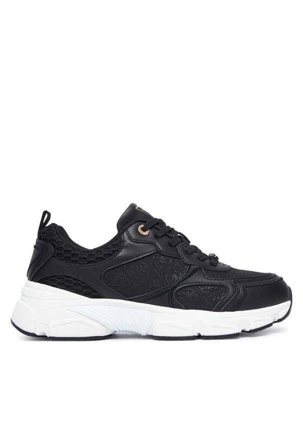 Guess Sneakersy FLTIDY ELE12 Czarny. Kolor: czarny. Materiał: skóra