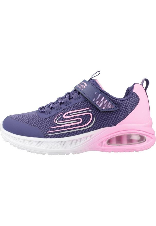 skechers - Tenisówki Skechers Model Microspec Max Advance Kolor Niebieski. Kolor: niebieski. Materiał: tkanina, syntetyk