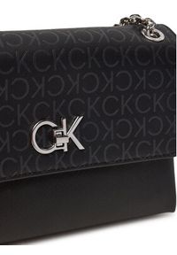 Calvin Klein Torebka Re-Lock Conv K60K612677 Czarny. Kolor: czarny. Materiał: skórzane #6