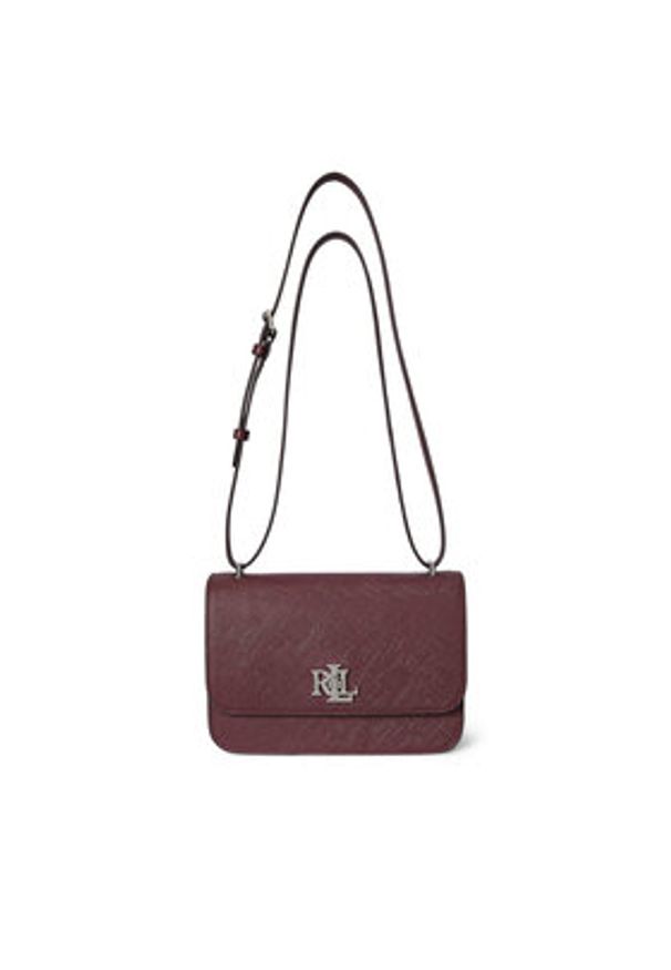 Lauren Ralph Lauren - LAUREN RALPH LAUREN Torebka 431974272007 Bordowy. Kolor: czerwony. Materiał: skórzane