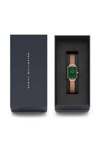 Daniel Wellington Zegarek Quadro DW00100437 Złoty. Kolor: złoty