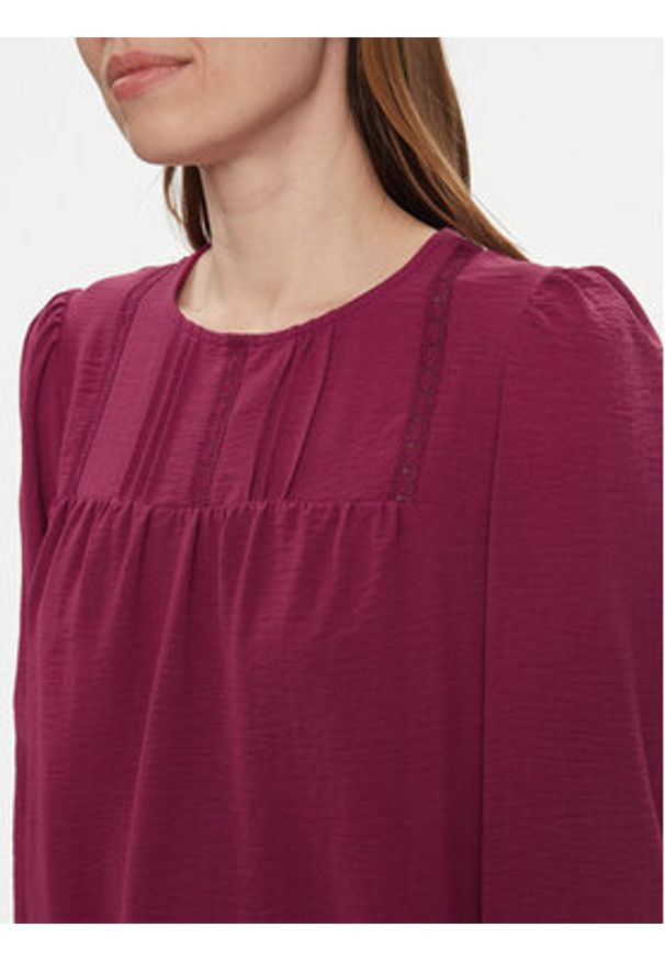 Vero Moda Bluzka 10302546 Fioletowy Regular Fit. Kolor: fioletowy. Materiał: syntetyk